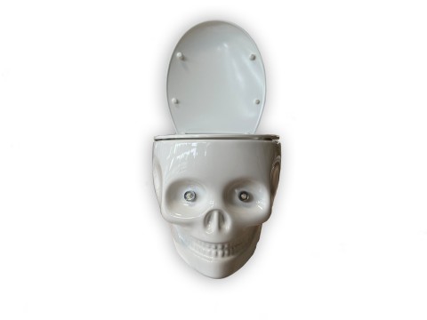 Hangend rimless toilet - Led verlichting - Skull 
