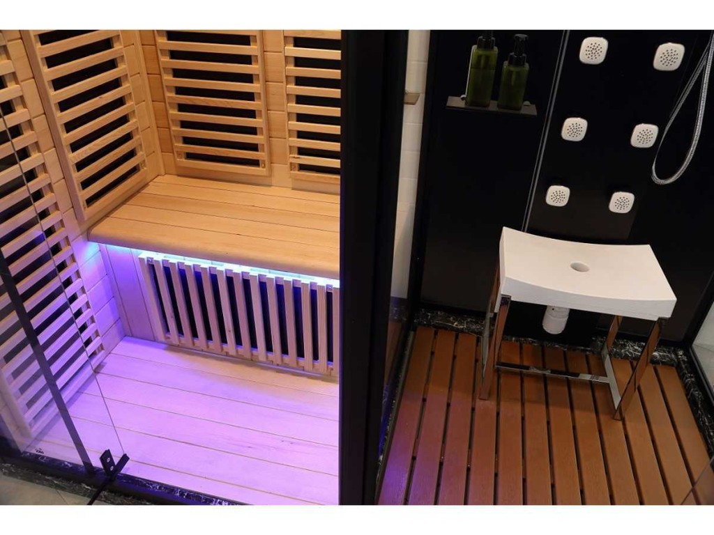 Sauna met stoomcabine - links model - London