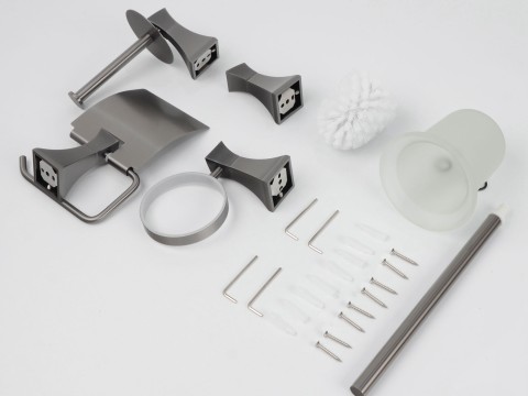 4-delig toiletaccessoire set - Aux