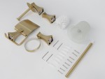 4-delig toiletaccessoire set - Aux