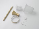 4-delig toiletaccessoire set - Aux